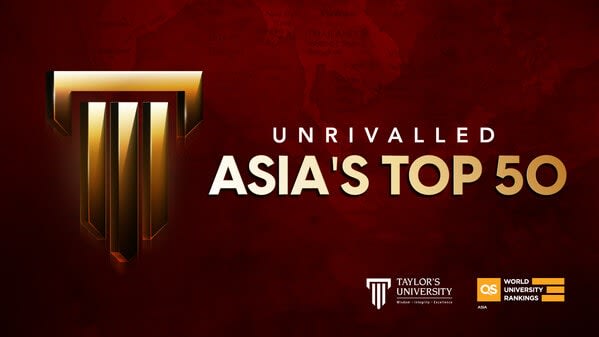 Taylor's continues to rise among Asia's best universities, ranking 41st in the latest Asian University Rankings