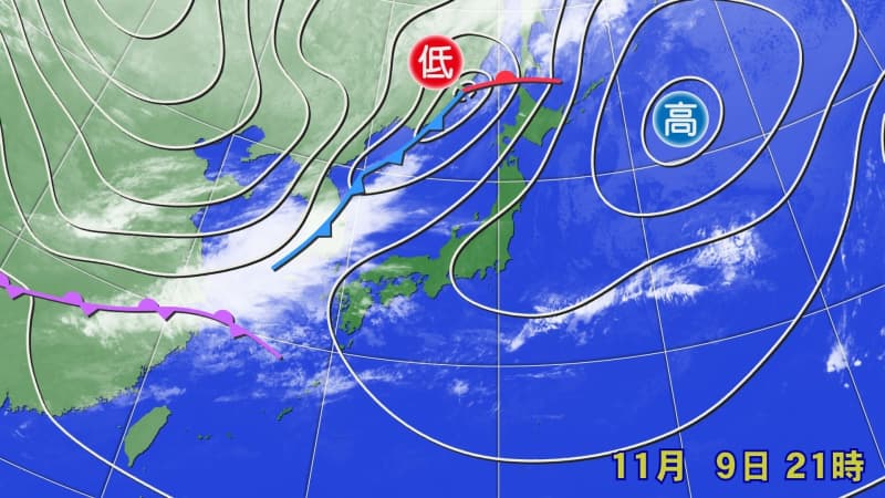 西日本から北日本にかけて大気非常に不安定　　落雷・竜巻などの激しい突風・局地的な非常に激しい雨…