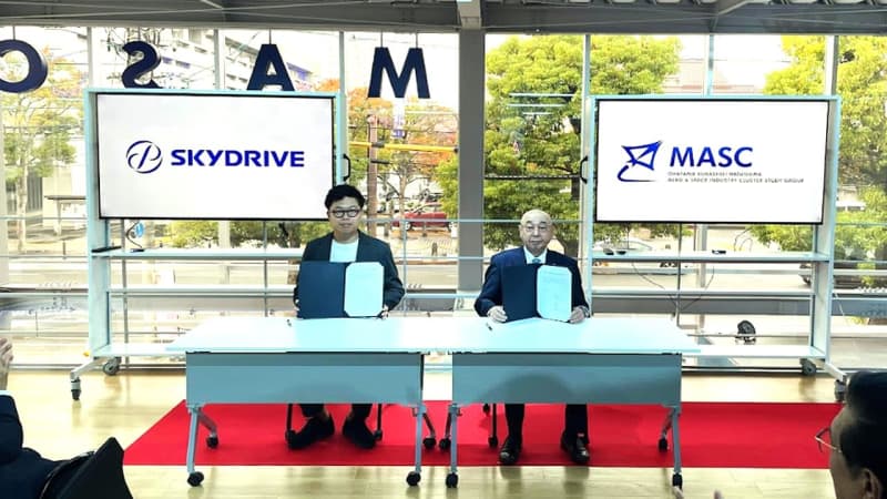 SkyDrive signs flying car pre-order agreement with MASC