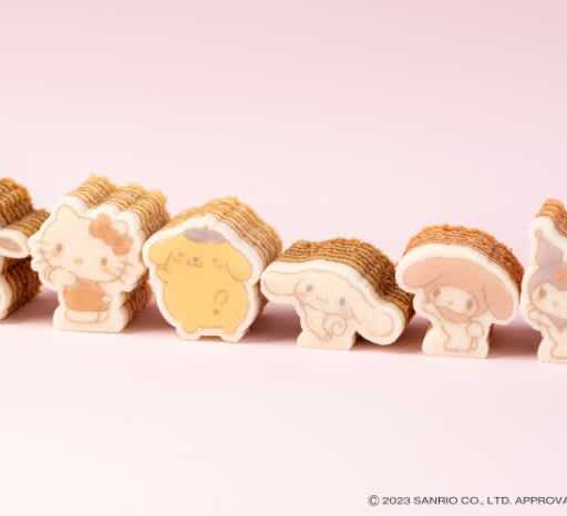 バウムクーヘン専門店｢カタヌキヤ｣とサンリオがコラボ♡かわいい型ぬきバウムが登場
