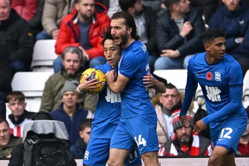 Koji Miyoshi scores third goal of the season...Rooney's Birmingham lose to Sunderland