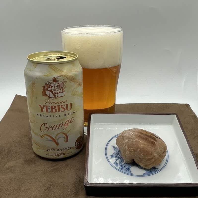【季節のお菓子とビールで愉しむ】11月　かぼちゃ餡の亥の子餅