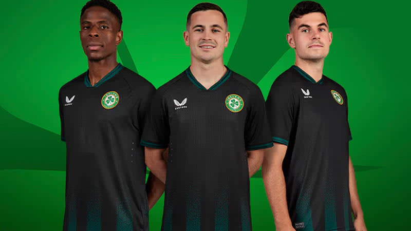 Ireland national team unveils new uniform for EURO 2024 qualifying!The design is “1994 World Cup Model…