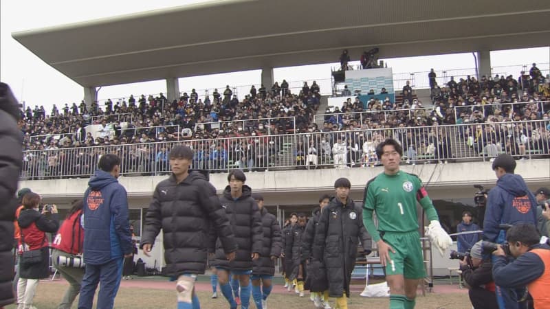 High school soccer Gunma prefectural tournament final Maebashi Ikuei vs Kendai Takasaki