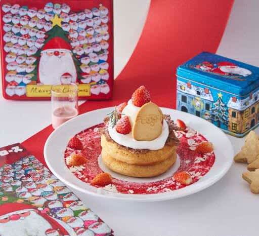 Introducing Christmas pancakes themed after the popular picture book “100 Santa Clauses”♡