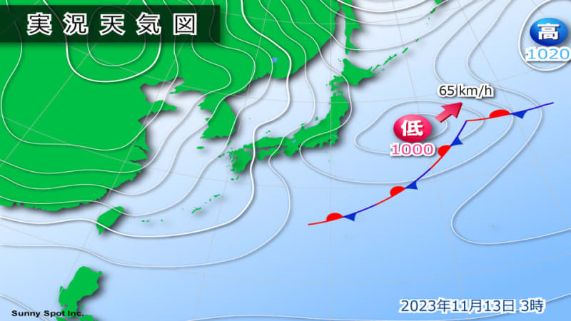 Be careful of thunderstorms and snow mainly on the Japan Sea side from the beginning of the week