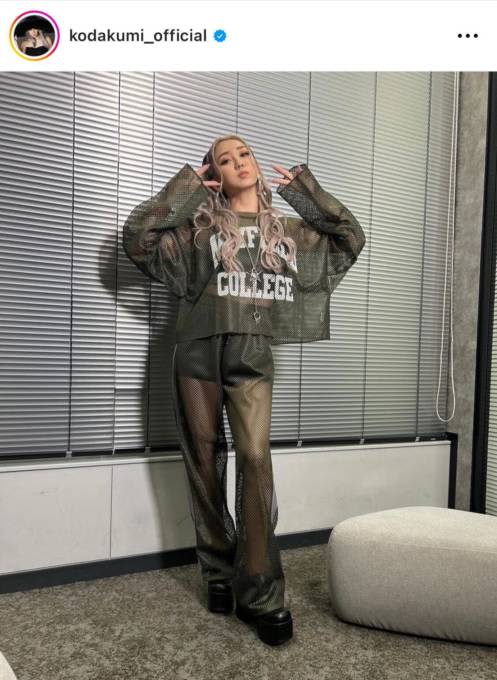 Kumi Koda's transparent outfit that highlights her beautiful body "looks good in any fashion" and is "insanely cute"