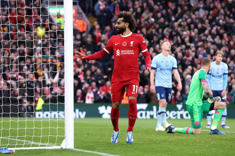 Salah shines at Anfield, equaling the record of Henry and others!Score or assist in 15 league games...