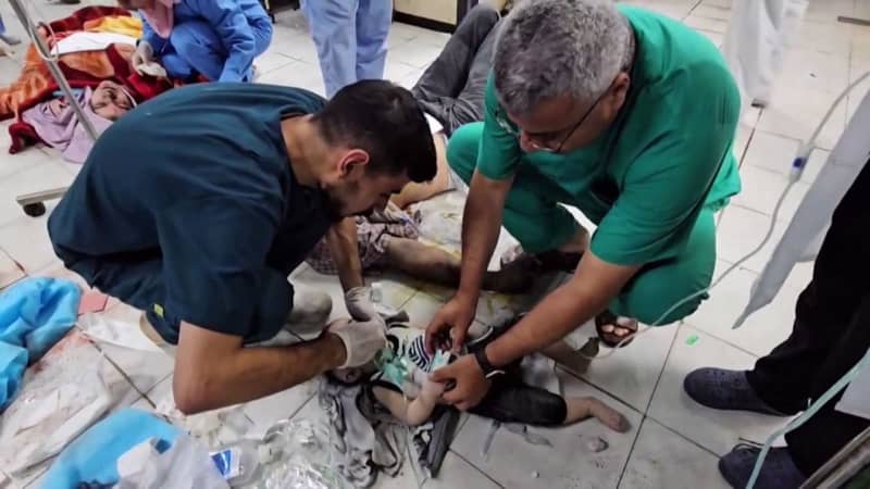 [Original] FNN camera in southern Gaza Strip “Textbook burning and cooking” Hospitals also have fuel… “Hamas sabotage”