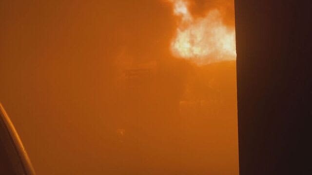 ⚡｜【速報】小樽市銭函で火事　2階建ての住宅が激しく燃える　住人とみられる子ども2人が喉の痛み
