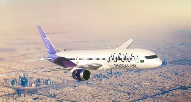 Riyadh Air now has a “second type” of paint as announced!based on white