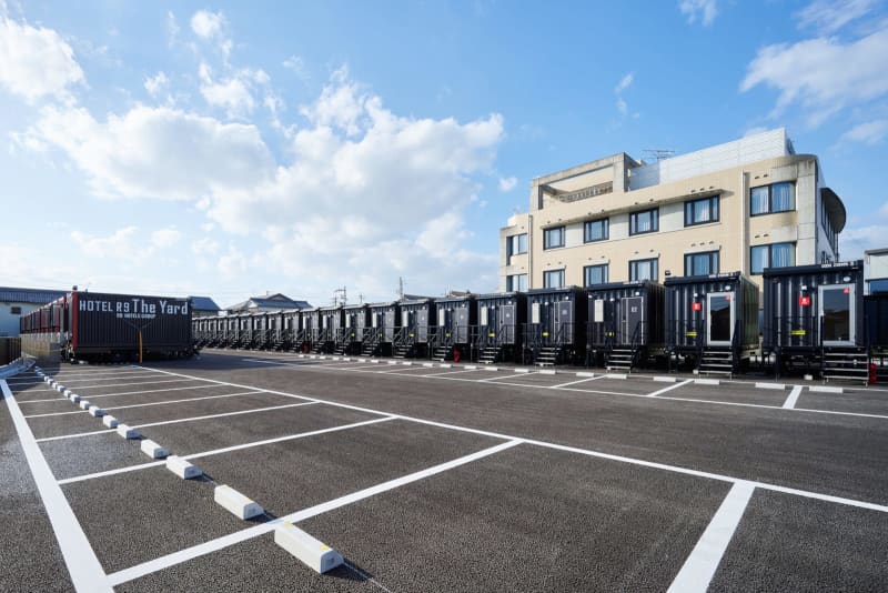 HOTEL R9 The Yard Nagahama, a container hotel that can be relocated in the event of a disaster, opens in Nagahama City, Shiga Prefecture