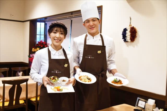 A restaurant opens in Kagamiishi-cho, Fukushima Prefecture. Mr. and Mrs. Koyanagi, members of the Regional Revitalization Cooperation Team, offer a menu that makes use of local ingredients.