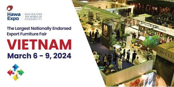 HawaExpo invites global buyers to Vietnam's largest furniture trade fair to be held in March 2024