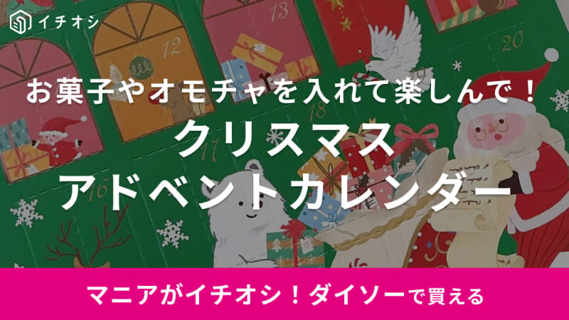 「これ110円で買えるの!?」【ダイソー】の激かわクリスマスグッズは毎年売り切れるやつ！見つけ…