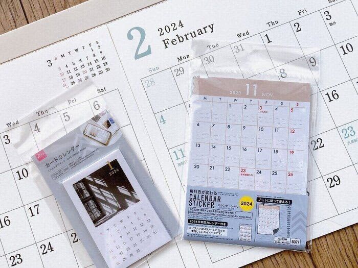 This is convenient!2024 recommended Daiso calendars for 3 selected by function