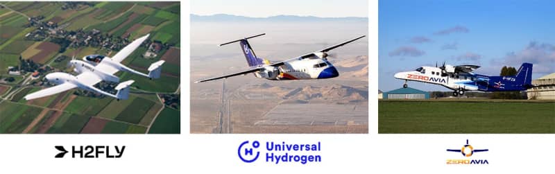 JAL collaborates with three hydrogen aircraft startup companies.The first Japanese airline to
