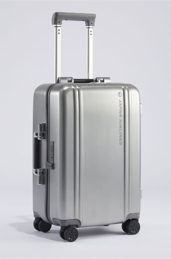 JAL x Zero Hari collaboration suitcase. Available in 3 colors, with W name tag