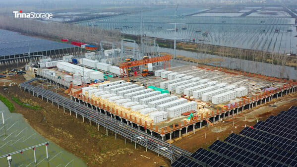 Trina Storage to supply 50MWh of energy for a fisheries-solar-storage integrated project in Hubei Province, China…