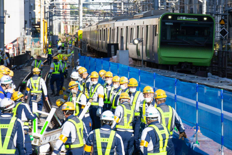 山手線の一部運休は今日明日。渋谷駅の工事現場を見てきた。5回の工期は今回が最後で「より広く、使…
