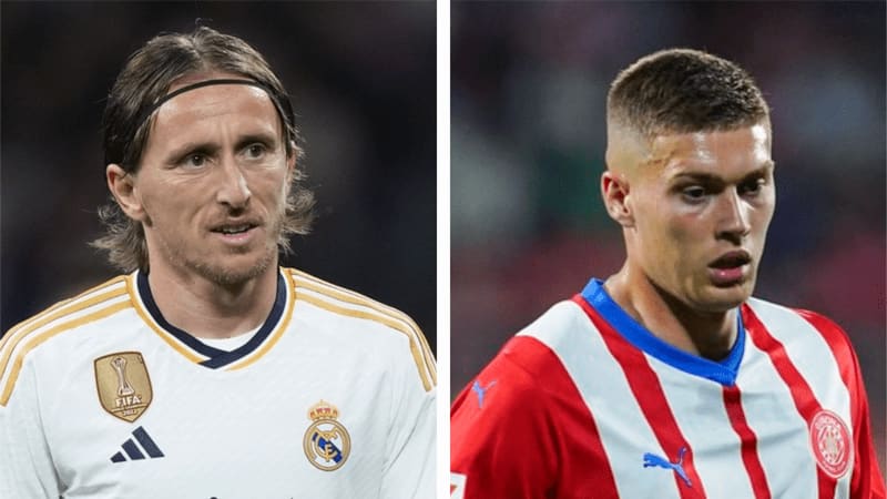 There is such a difference!Girona, who are in first place in La Liga, and Real Madrid.Here's what happens when you compare the top 1 annual salaries