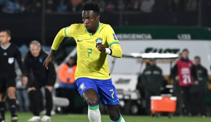 Real forward Vinicius injures biceps femoris in international match...City forward Haaland may miss match against Liverpool due to ankle injury
