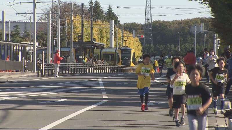 I was able to run parallel to the LRT! "Utsunomiya Marathon" will be held normally for the first time in XNUMX years