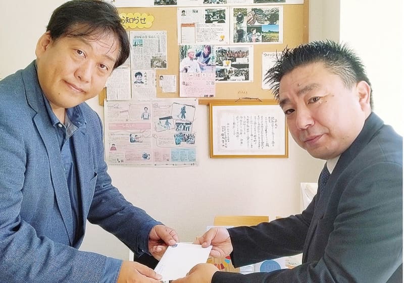 地元葬儀社がＮＰＯに寄付　相模原市南区