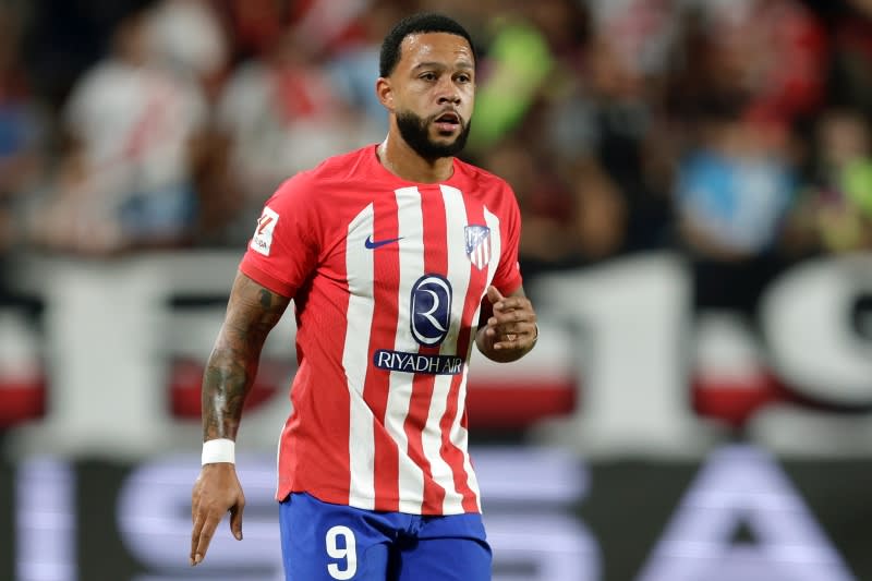 Good news for Atletico! FW Depay joins full training...possibility of return for game against Mallorca on the weekend