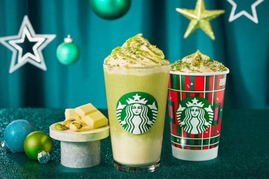 Starbucks' second holiday season offering features pistachio and white chocolate flavors