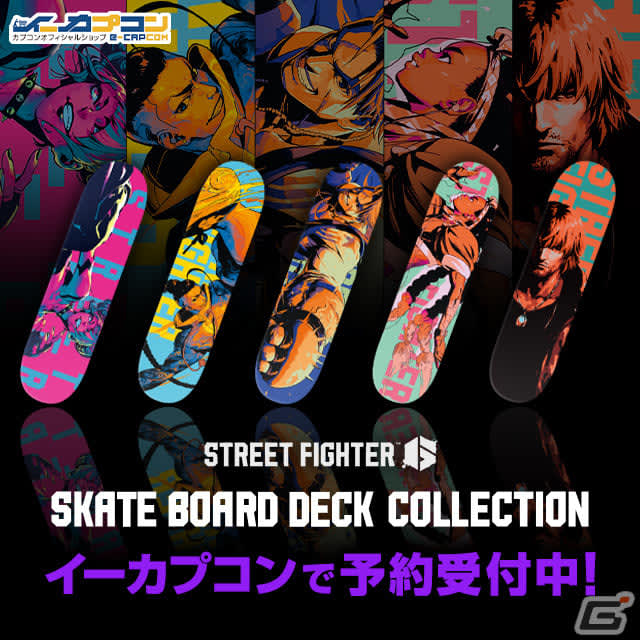 “Strike 6” Skateboard deck designed with dynamic illustrations is now available!Luke, Jamie, Ki...