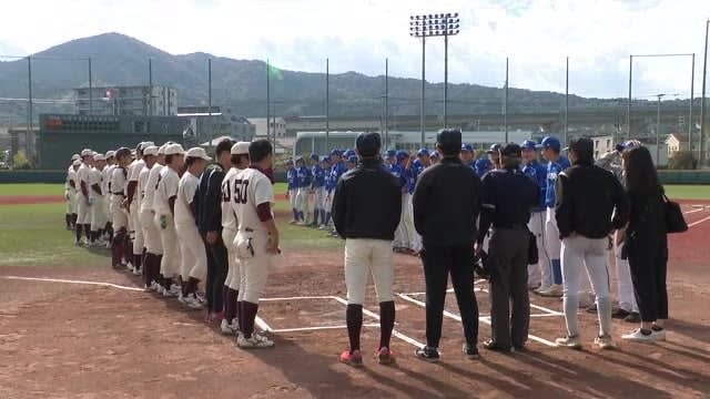 Fukuoka University plays “Japan-Korea match” in sports, exchange soccer and baseball match with Busan university aims to develop global human resources