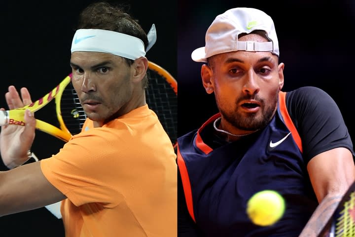 Australian Open director comments on expectations for Nadal and Kyrgios to participate in the tournament despite being out injured <SMASH>