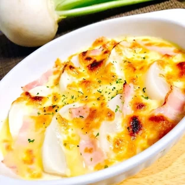 [The turnips are melty and delicious♪] 3 delicious turnip recipes that will warm your mind and body ♡