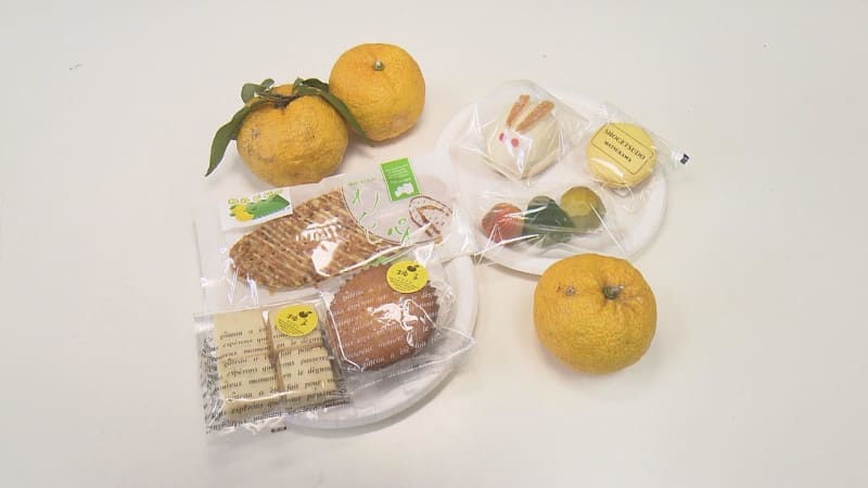 高校生が収穫！「信夫山の柚子」を使った新作スイーツ　福島