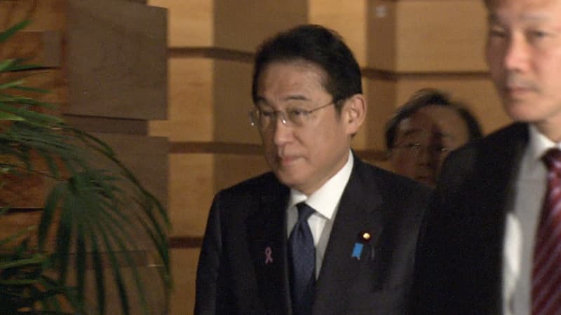 【速報】岸田首相公邸に戻る　“異例”のホテル泊は一晩に　「水回りのトラブル」が原因