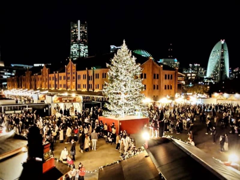 [Yokohama Red Brick Warehouse Christmas Market 2023 local news] Largest ever!Private rooms available for private use too!Drinking booths/things…