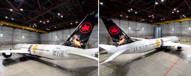 Air Canada launches special livery 787-9 “Disney Wish”!Commemorating the release of the movie