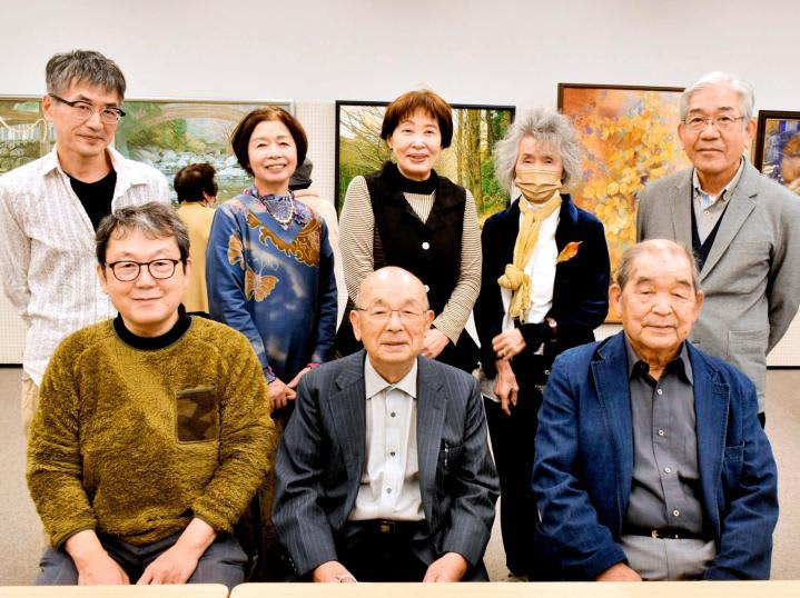 アートの輪 伊予市に　5月結成「いよ美術会」初の作品展　「身近に親しめる環境を」