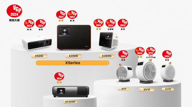 ~ Audio Visual Award “VGP2024” ~ Gaming Projector X Serie…