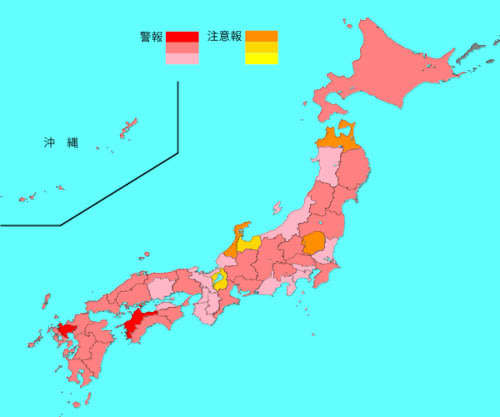 インフルエンザ患者報告数は再び10万人に戻る、東京都は5082人
