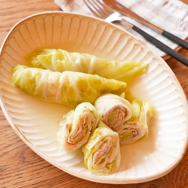 [Twirling cabbage and pork belly] I found this trick...!Super easy cabbage roll recipe