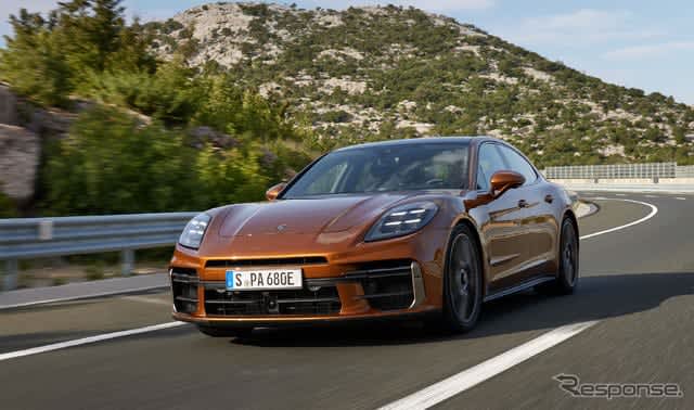 Porsche Panamera new model...side and rear window treatment [detailed images]
