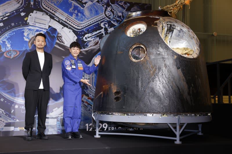 前澤友作らが搭乗した宇宙船ソユーズの帰還モジュール⽇本初公開