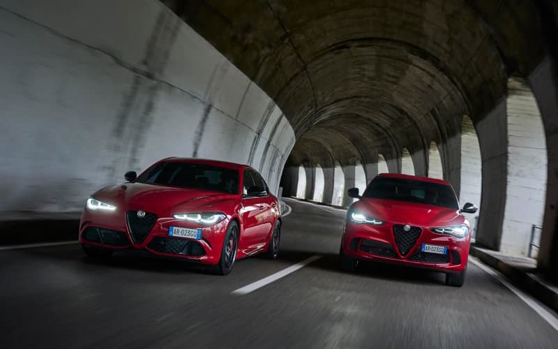 Alfa Romeo improves driving performance of the high-performance model "Quadrifoglio" of "Giulia" and "Stelvio"...