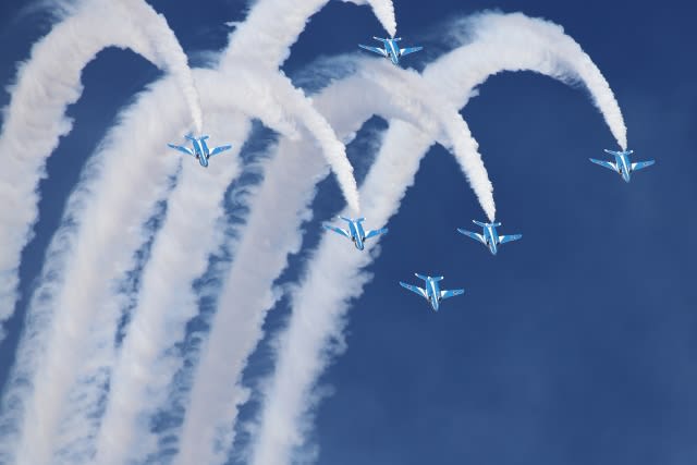 Blue presents a winter-only subject, “It stands out against the blue sky!” Tsuiki Base Air Festival 2023 report