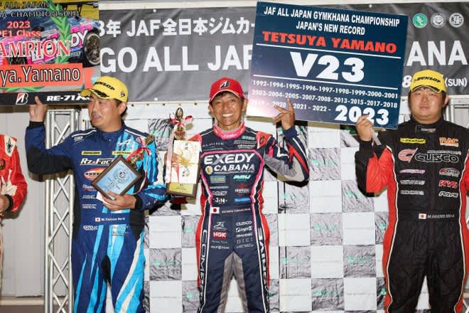 Tetsuya Yamano returns from injury due to serious crash and wins 8rd All Japan Gymkhana title with 6 wins in 23 races