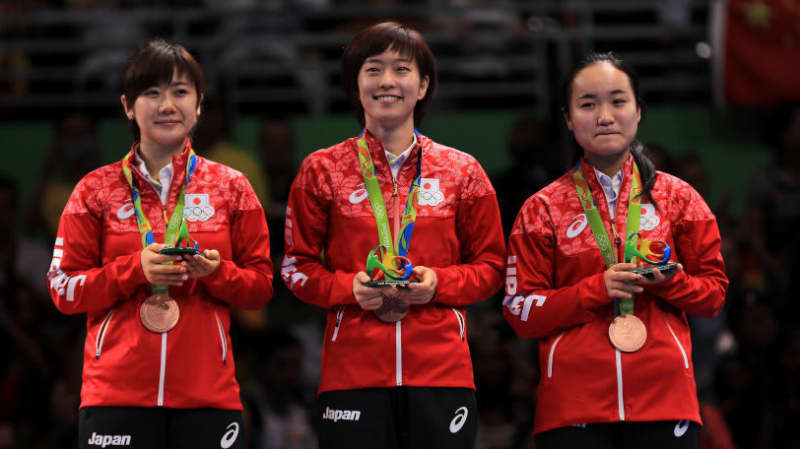 卓球のオリンピック歴代日本人メダリストを紹介