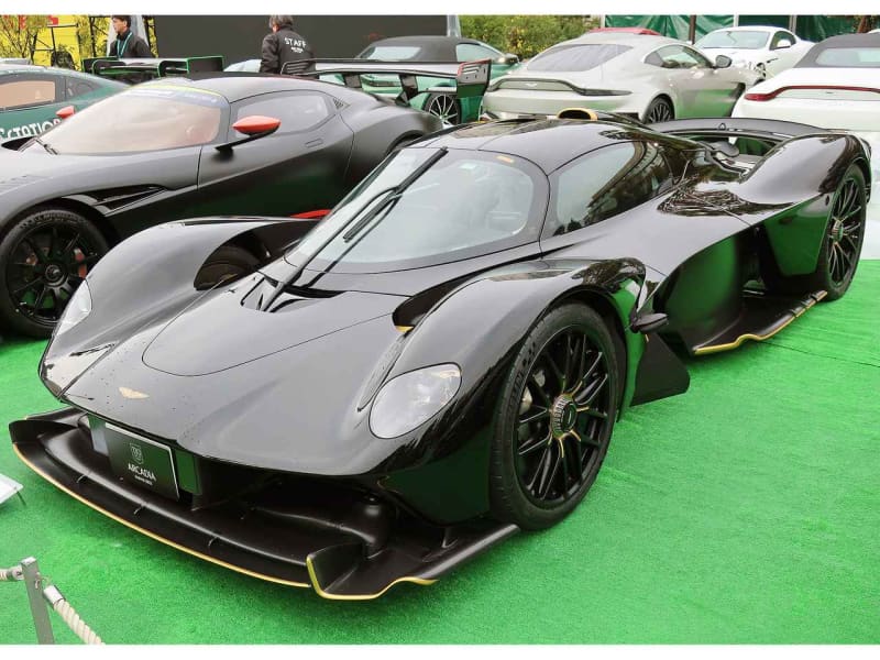 Aston Martin Valkyrie is a [supercar] that was jointly developed with Red Bull with the premise of racing participation.