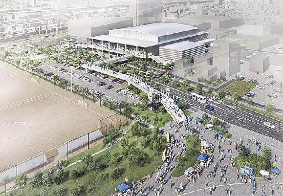 岡山市／多目的屋内施設（アリーナ）基本計画素案公表、延べ１・３万平米